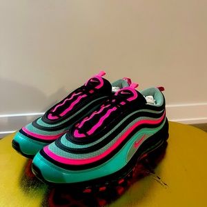 100% authentic nike Hyper turquoise air max 97s south beach size US10.5 😎🔥